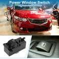 thumbnail image 2 of Interruptor de ventana eléctrica Unique Bargains No.35780TP5H01 para el lado del conductor trasero izquierdo para Honda Spirior 2009-2014 Negro, 2 of 7