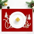 thumbnail image 5 of Grrvtrz Cotton and Linen Placemats Christmas Table Decorations Insulation Mats Kitchen and Dining Room Waterproofs Mats,Decoration Supplies,Home Decor, 5 of 5