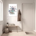 thumbnail image 3 of ZHONGYUTONG Dragonfly Canvas Wall Art for Bathroom Watercolor Dragonfly Pictures Wall Decor Home Painting Framed (12.00" x 18.00"), 3 of 5