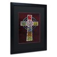 thumbnail image 3 of Trademark Fine Art 'Celtic Cross' Canvas Art by Design Turnpike, White Matte, Black Frame, 3 of 8
