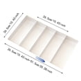thumbnail image 3 of TIELUTT Ompartments Expandable Drawer Storage with Removable Dividers Suitable for Makeup Kitchen and Drying Rack Stand Dish Towels Hangers Plate Storage Rack Japanese Bathroom Gadgets Kitchen Dish R, 3 of 4