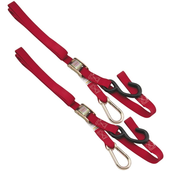 BikeMaster 100536 Carabineer Soft Hook Tiedowns