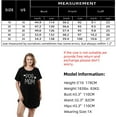 thumbnail image 7 of PinkBeautiM Plus Size Nightgowns Short Sleeve Crew Neck‌ Sleepshirt Knee Length Comfy Night Gowns 2 Pack, 7 of 7