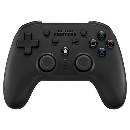 Retro Fighters Defender Next-gen PS1 - PS2 - PS3 - PS classic - Manette Sans Fil compatible Switch & Pc, Noir