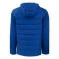 thumbnail image 3 of Men's Cutter & Buck Royal Los Angeles Dodgers Evoke Hybrid Eco Softshell Recycled Full-Zip Hoodie, 3 of 3