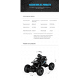 thumbnail image 4 of Auto RC 1:16 de Alta Tracción 4WD con Cámara FPV en Cúpula Esférica, Control WiFi, Cámara Panorámica por Servo, Llantas Todoterreno, Chasis Escalador, Negro, Regalo Tecnológico Premium, 4 of 8