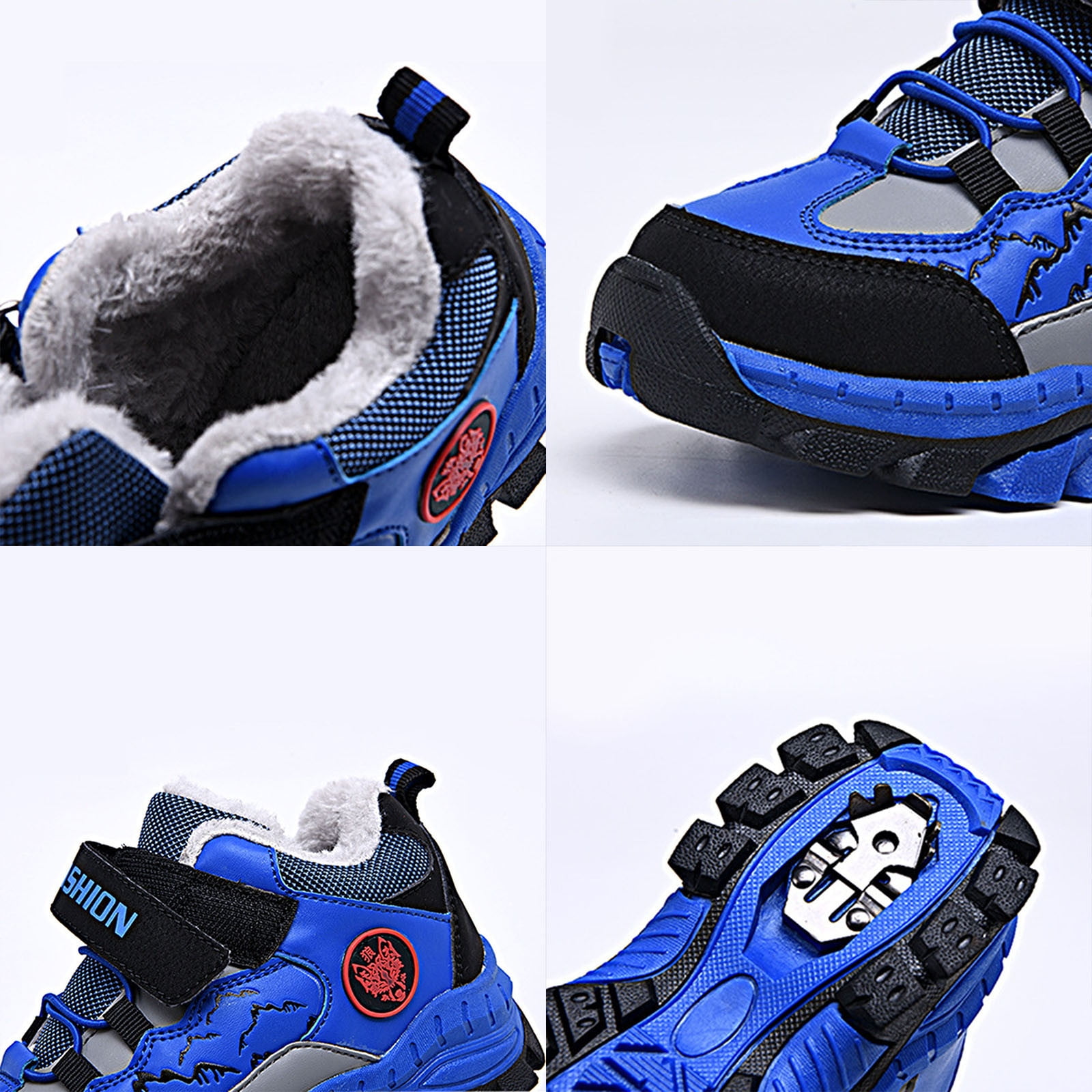 Utlike Boys Sneakers New Non Slip Hiking Shoes For Outdoor Sport Size 14 Years-14.5 Years