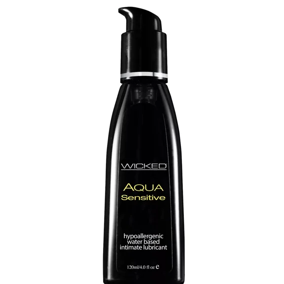 Aqua Sensitive Hypoallergenic Water Based Intimate Lubricant 4 oz