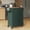 Green, variant on HLR Small Kitchen Islands Table with Storage, Rolling Wood Microwave Cart on Wheels for Dining Room, White