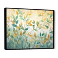 thumbnail image 2 of Designart "Harmonious Autumn Leaves In Sunlight IV" Leaves Floater Framed Wall Decor, 2 of 5
