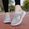 thumbnail image 3 of IUJSOY Women's Sneakers Slip on Mesh Lightweight Walking Shoes Comfort Backless Casual Shoes, 3 of 9