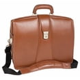 thumbnail image 3 of Maletín Leather Partners para portátil McKlein Harrison de 17 pulgadas, color marrón, 3 of 6