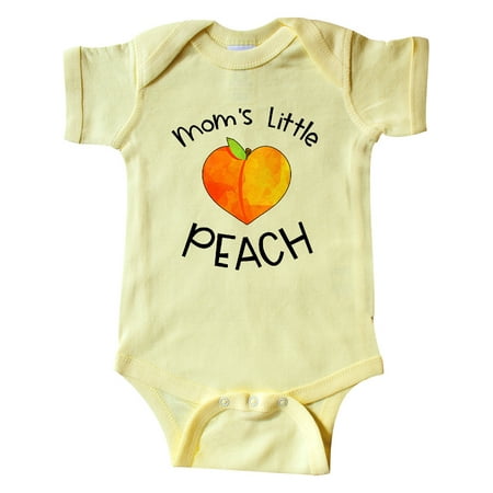 

Inktastic Mom s Little Peach Cute Peach Heart Gift Baby Boy or Baby Girl Bodysuit