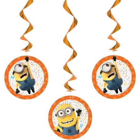 Despicable Me Minions Hanging Decorations, 26 in, 3ct