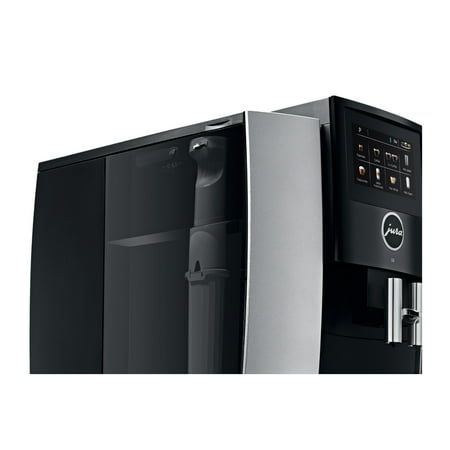 Jura - S8 Automatic Coffee Machine with One Touch Espresso and Cappuccino - Moonlight Silver