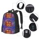 thumbnail image 2 of Disketp Peace And Love Mochila Minimalista de Gran Capacidad, Mochila de Viaje para Escuela, Trabajo o Uso Diario, 2 of 6