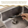 thumbnail image 4 of 3 Pcs Brass Wire Brush Polishing Brush Crevice Cleaners Brush Barbecue Rack Cleaning Brush Grill Cleaner Brush, 4 of 6
