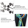 thumbnail image 7 of LOLIPPYY 2Pcs Alloy Scarf Rings Creative T-Shirt Clip Decoration for Clothing and Accessories, 7 of 7