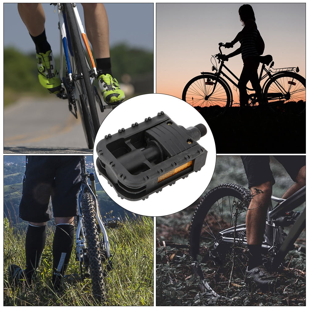 1 Pair Plastic Road Bike Folding Pedal Quality Mountain Bicycle Cycling Part