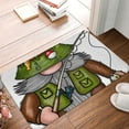 thumbnail image 4 of Sikiie Fishing Gnome Print Flannel Anti-slip Floor Mat 16x24in, Thickened Dustproof Entrance Door Mat Floor Mat for Kitchen, Bathroom, Laundry Room, 4 of 7