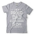 thumbnail image 5 of I'm A Proud Dad Of A Super Awesome Son Shirt Dad And Son Tee Father Gifts Father's Day Shirt (3X-Large Navy Blue), 5 of 6