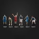 thumbnail image 5 of Set de 6 Figuras de Baloncesto en Miniatura para Embellecer de Trabajo, 5 of 9