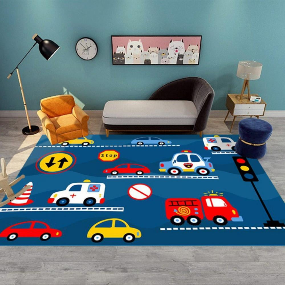 Children Educational Road Traffic Play Mat,Activity Centerpiece Play Mat,ABC Alphabet Mat,Fun