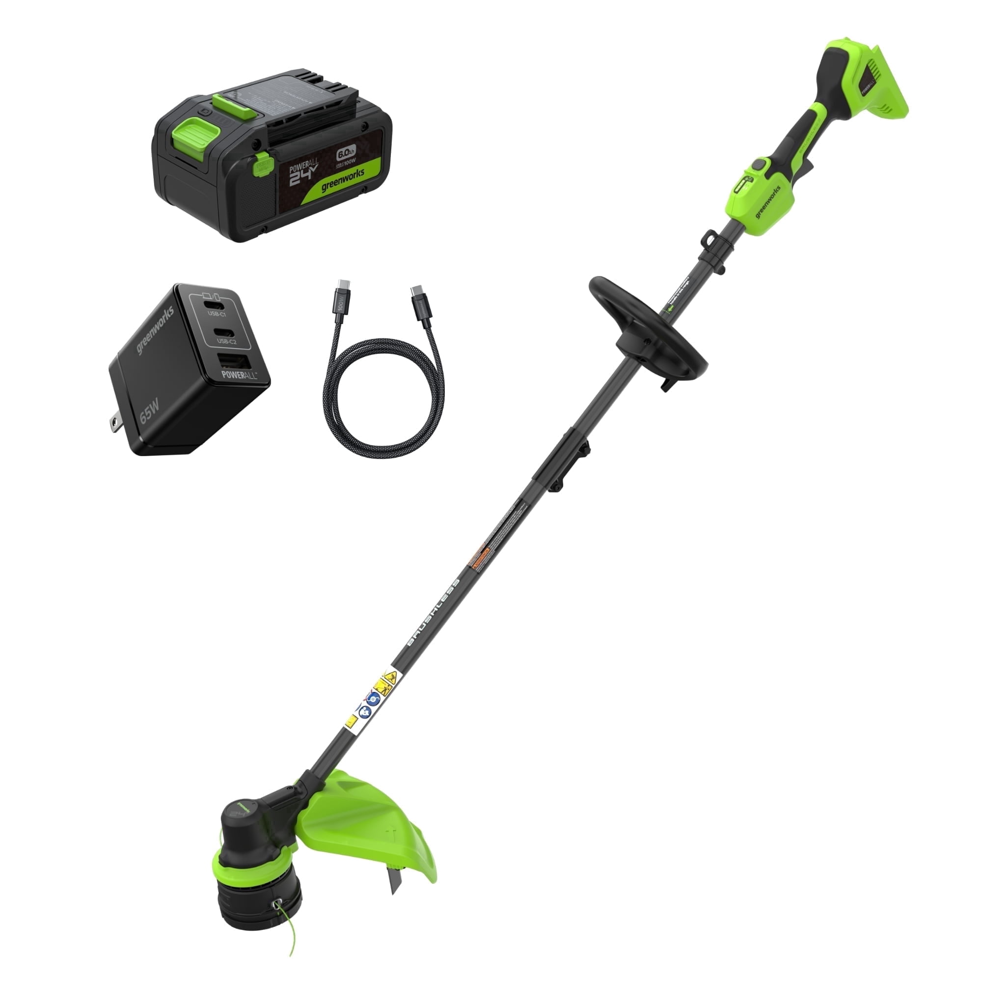 Lightweight Zip Tie Weed Eater, Stainless Steel & ABS, Battery