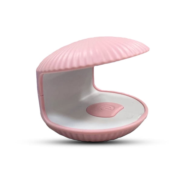 Seitruly Secador de uñas eléctrico de escritorio, lámpara de manicura con forma de LED, 30/60 s, pegamento de viaje para salón, esmalte de uñas en Protección de la piel Rosado Seitruly CE013747-02B