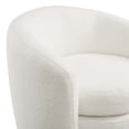 thumbnail image 6 of Modway Affinity Upholstered Boucle Fabric Curved Back Armchair in Cloud, 6 of 9