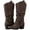 Brown-19YY21, variant on GLOBALWIN Women's Black Knee High Cowboy Cowgirl Boots 8.5M