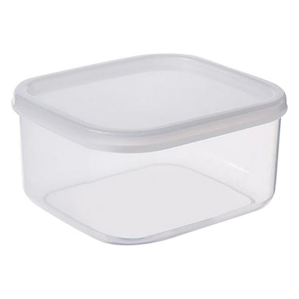 Contenedor de almacenamiento para refrigerador, caja hermética para conservar la frescura de los alimentos, recipiente transparente de gran capacidad para alimentos secos, harina y granos,