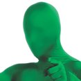 thumbnail image 4 of AOYLISEY Body de cuerpo entero verde para adultos, traje de cosplay Zentai de nailon y licra, mono de mujer para hombre, disfraz de Halloween, 4 of 5