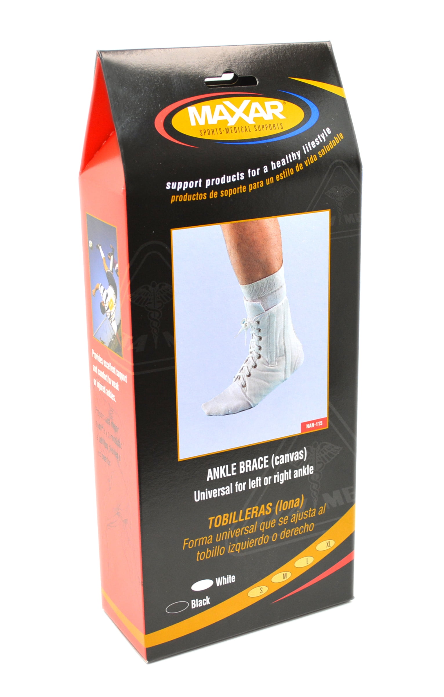 MAXAR Canvas Ankle Brace with Laces