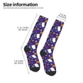 thumbnail image 2 of KLL Cute And Creepy Print Cool Socks Men's Women's Crew Socks Funny Crazy Novelty Stockings, 2 of 6