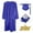 Purple, variant on Toptie Unisex Shiny Preschool and Kindergarten Graduation Gown Cap Tassel Set 2024 Costume Robes for Baby Kids-Green-XL