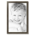 thumbnail image 2 of ArtToFrames 17" x 27" Muted Silver Picture Frame, 17x27 inch Silver Wood Poster Frame (WOM-4626),  Pack, 2 of 8