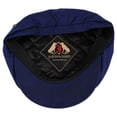 thumbnail image 4 of British Millerain Wax Cotton Newsboy Cap - L - Navy Blue, 4 of 4