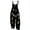 Black, variant on ManxiVoo Comfortable Wide Leg Jumpsuit Women Boho Style Sleeveless Romper Lightweight Linen Overalls Casual Lounge Wear M Size White