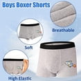 thumbnail image 5 of Boys Boxer Briefs 5 Pack, Kids Youth Underwear for 8-14 Years Teen Big Kids Soft Breathable Boxer Shorts Underpants, 5 of 7