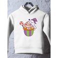 thumbnail image 3 of Cute Ghost And Sweets Hoodie Toddler -Image by Shutterstock,  4 Toddler, 3 of 4
