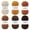Brown Series, variant on NICEEC 50g Acrylic Assorted Colors Yarn, 6×145 Yards ( 6 Count)