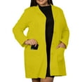thumbnail image 5 of Panda Uniform by HeedFit Women Custom Lab Coat for Doctors – L Yellow, 5 of 8