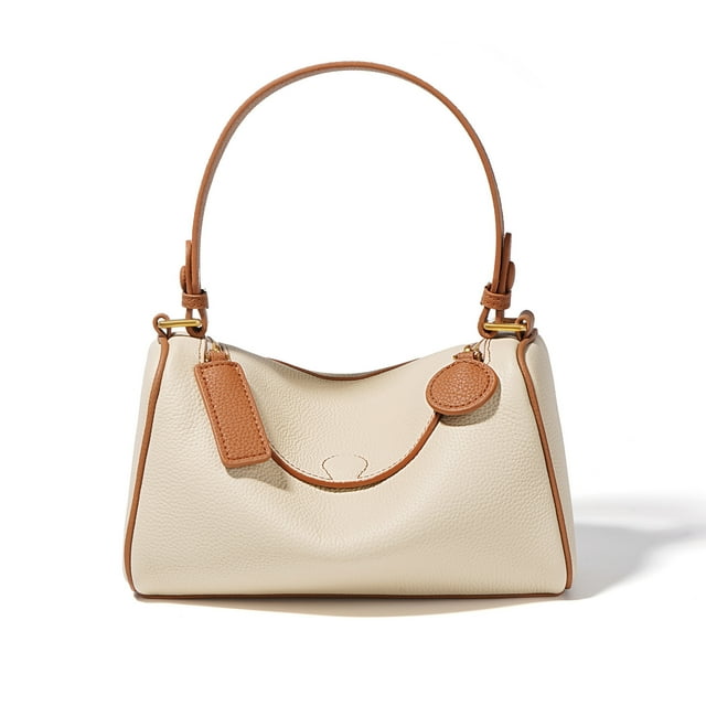 Estbridge Ins Style Blogger‘S Same Top Layer Cowhide Pillow Bag High-End Commuting Versatile Shoulder Bag Minimalist Style Crossbody Boston Bag One Bag Unlocks Multiple Occasions