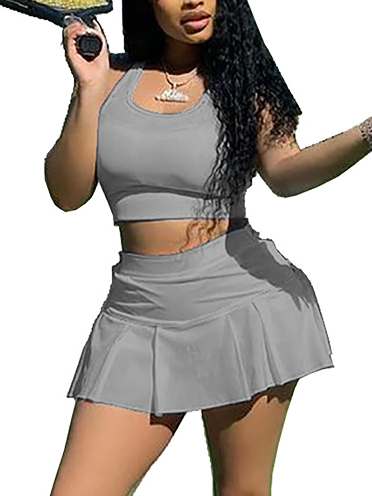 Women Halloween Two-Piece Outfit Casual Sleeveless Top and Jogger ShortsTracksuit Set 
