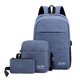thumbnail image 1 of Mochila Conjunto de mochila de 3 uds., mochila para ordenador portátil para hombre y mujer, bolso de hombro, bolsillo pequeño para viajes, escuela, negocios, trabajo, uni Maboto  Mochila, 1 of 7