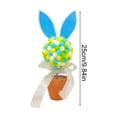 thumbnail image 2 of Lunxisen 3 Pcs Easter Bunny Plush Toy Floral Pot Decor Spring Home Gift Stuffed Animal Cute, 2 of 9
