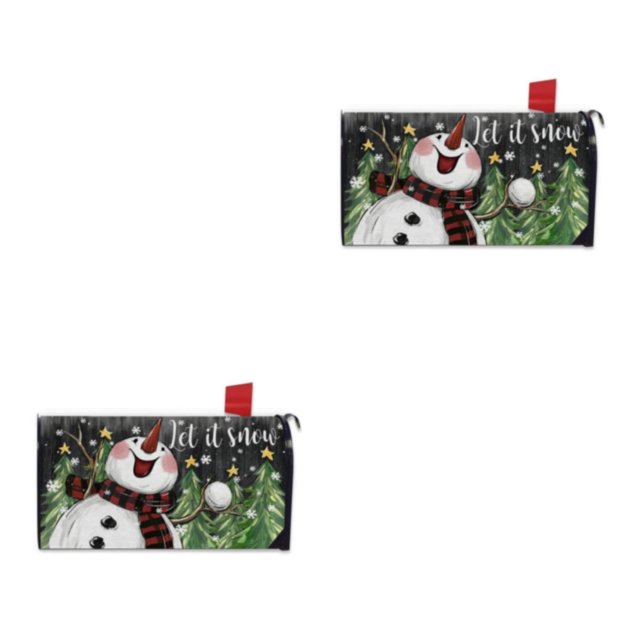 Maytalsory Effortlessly Install And Remove Easy To Mailbox Cover Vivid Print Cloth Abstract Style Colorful Mailbox Cover YTYH2309031 2Set