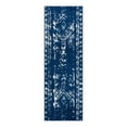 thumbnail image 3 of Unique Loom Lennon Collection Area Rug - Zal (2' x 6' 1" Runner Navy Blue/Ivory), 3 of 7