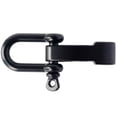 thumbnail image 2 of 20 Piezas de Hebilla de Grillete de Pulsera de Paracord, de Grillete de de Clip de Grillete D Ajustable para Pulsera de Supervivencia Negro, 2 of 8